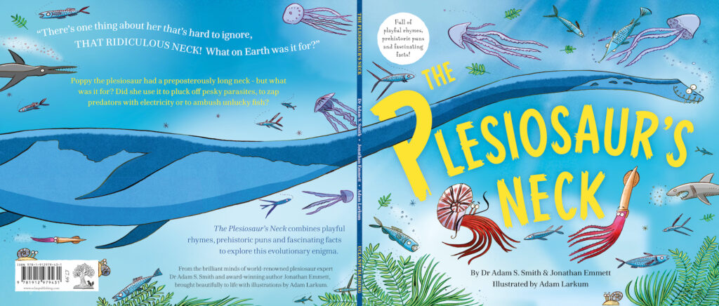 The Plesiosaur's Neck book front and back covers